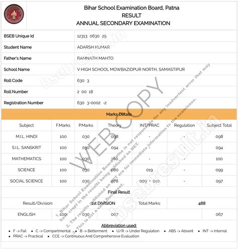bihar board result verification|result bihar board online 2023.